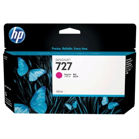 Картридж струйный для плоттера HP (B3P20A) Designjet T920/1500, №727, пурпурный, 130 мл, оригинальны
