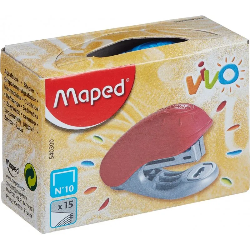 Степлер пластиковый Maped Мини Vivo №10