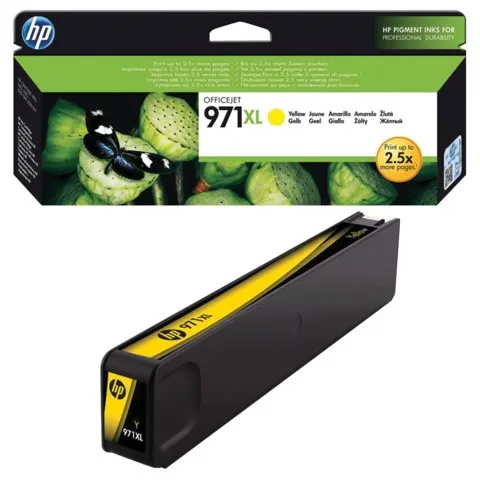 Картридж струйный HP (CN628AE) OfficeJet Pro X576/476/451/551, №971XL, желтый, оригинальный, ресурс 