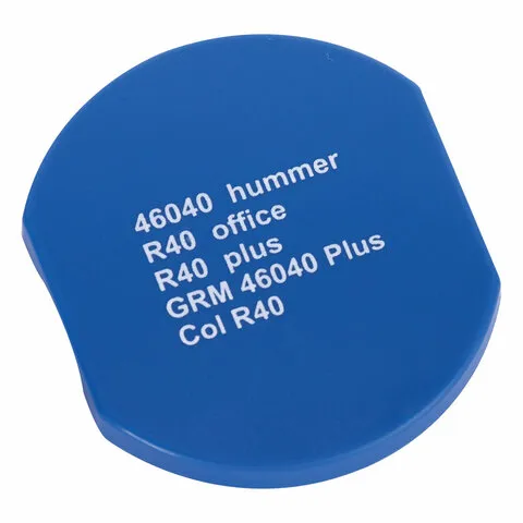 Подушка сменная ДИАМЕТР 40мм, для GRM R40Plus,Office, Hummer ColopPrinter R40, синяя, 171000011
