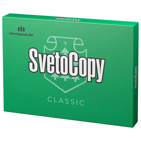 Бумага офисная SVETOCOPY , БОЛЬШОГО ФОРМАТА (297х420), А3, 80 г/м2, 500 л2, марка С, белизна 