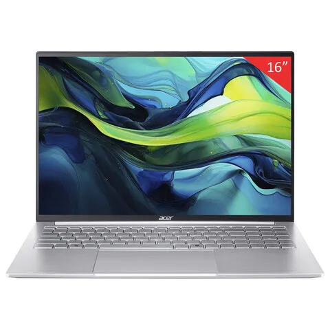 Ноутбук ACER Swift Lite 16 SFL16-51M-54BL 16", Intel Core Ultra 5 115U, 16 Гб, SSD 512 Гб, noOS, сер