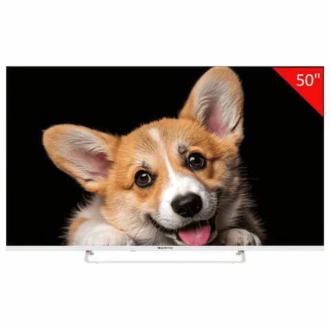 Телевизор TOPDEVICE TDTV50CS03U_WE, 50'' (126 см), 3840x2160, 4K, 16:9 SmartTV, Wi-Fi, Bluetooth, бе