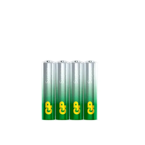 Батарейки GP Super, AAA (LR03, 24А), 1шт, алкалиновые, мизинчиковые, в пленке, 24ARS-2SB4 1/4