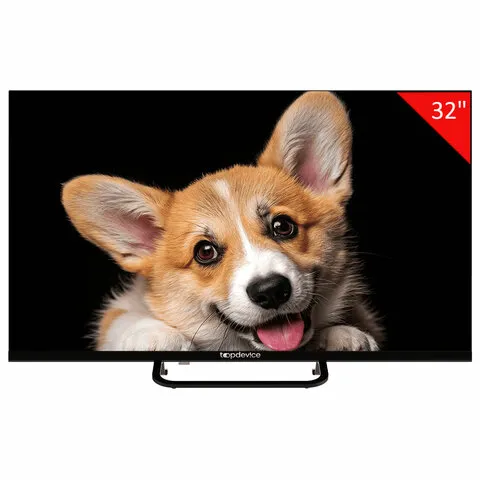 Телевизор TOPDEVICE TDTV32CS03H_BK, 32'' (80 см), 1366x768, HD, 16:9, SmartTV, Wi-Fi, Bluetooth, чер
