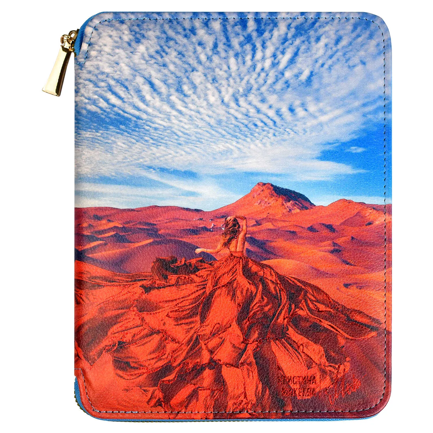 Ежедневник-органайзер недатированный А5+ 120 л., Escalada #КРИСТИНА МАКЕЕВА Бутон пустыни