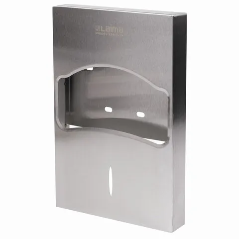 Диспенсер для покрытий на унитаз LAIMA PROFESSIONAL INOX, 1/4 сложения, нержавеющая сталь, матовый,