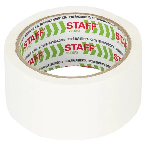 Клейкая лента малярная креппированная 48 мм x 20 м, STAFF, 229057
