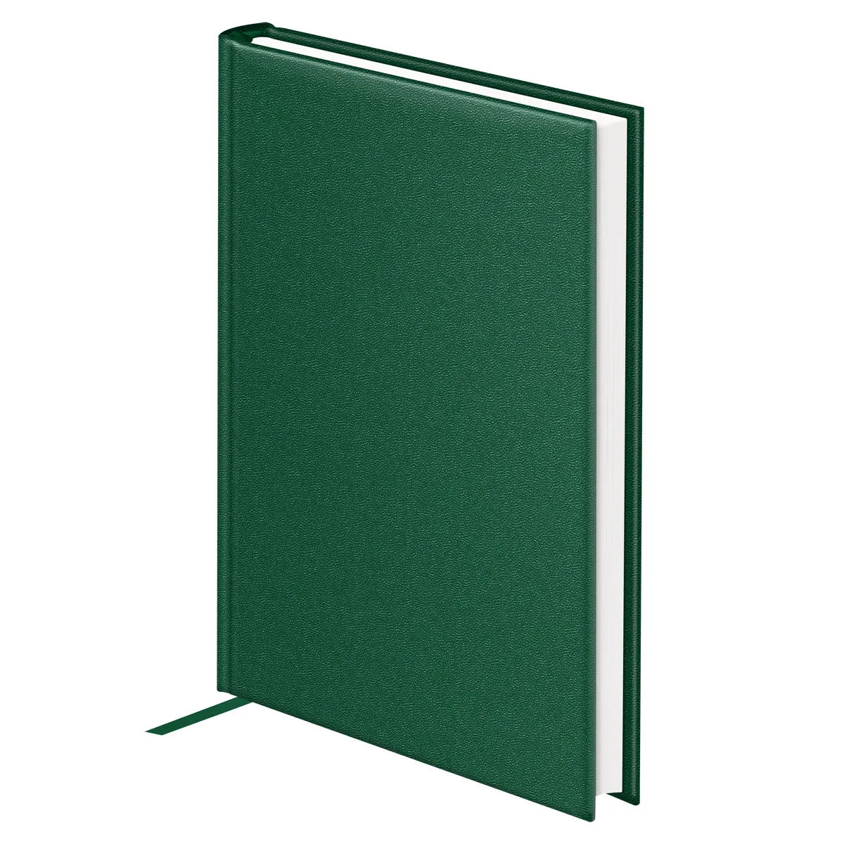 Ежедневник недатированный, А5, 160л., твердый переплет, балакрон, BG "Ariane. Dark green", темно-зел