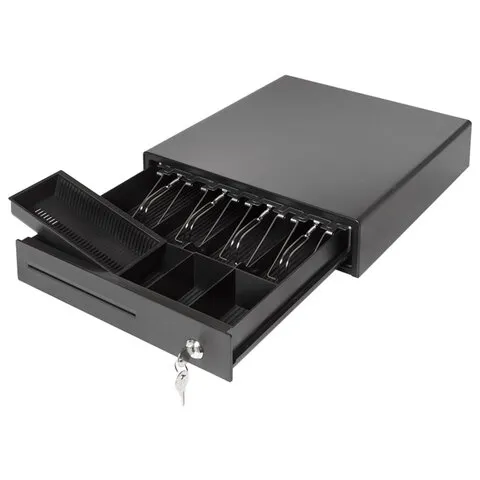 Ящик денежный механический PAYTOR HT-335P, 335х368х80 мм, без подключения ККМ, черный, 232410