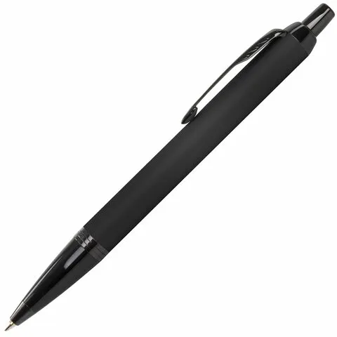 Ручка шариковая Parker "IM Achromatic Black" синяя, 1,0мм, подарочная упаковка