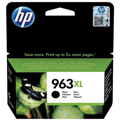 Картридж струйный HP (3JA30AE) для HP OfficeJet Pro 9010/9013/9020/9023, №963XL черный, ресурс 2000 
