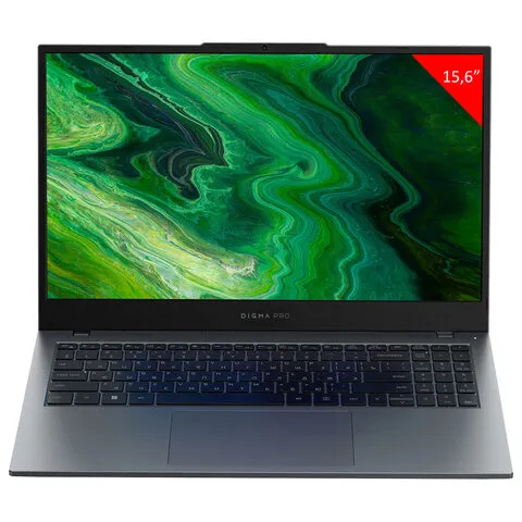 Ноутбук DIGMA Pro Fortis M 15,6" Intel Core i5 1235U, 16 Гб, SSD 512 Гб, Windows 11 Pro, серый, DN15