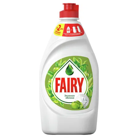 Средство для мытья посуды, 900 мл, FAIRY (Фейри) "Зеленое яблоко"