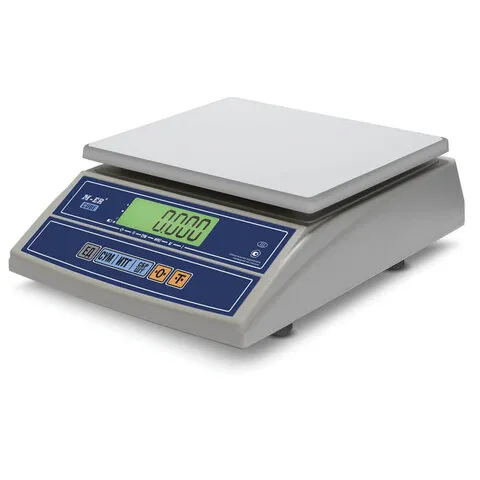 Весы фасовочные MERCURY M-ER 326FL-15.2LCD (0,05-15 кг), дискретность 2 г, платформа 280x235 мм, без