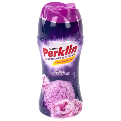 Кондиционер (концентрат) для белья, в гранулах, 250 г, PERKLIN (ПЕРКЛИН) SUPER "Аметист и цветущий с