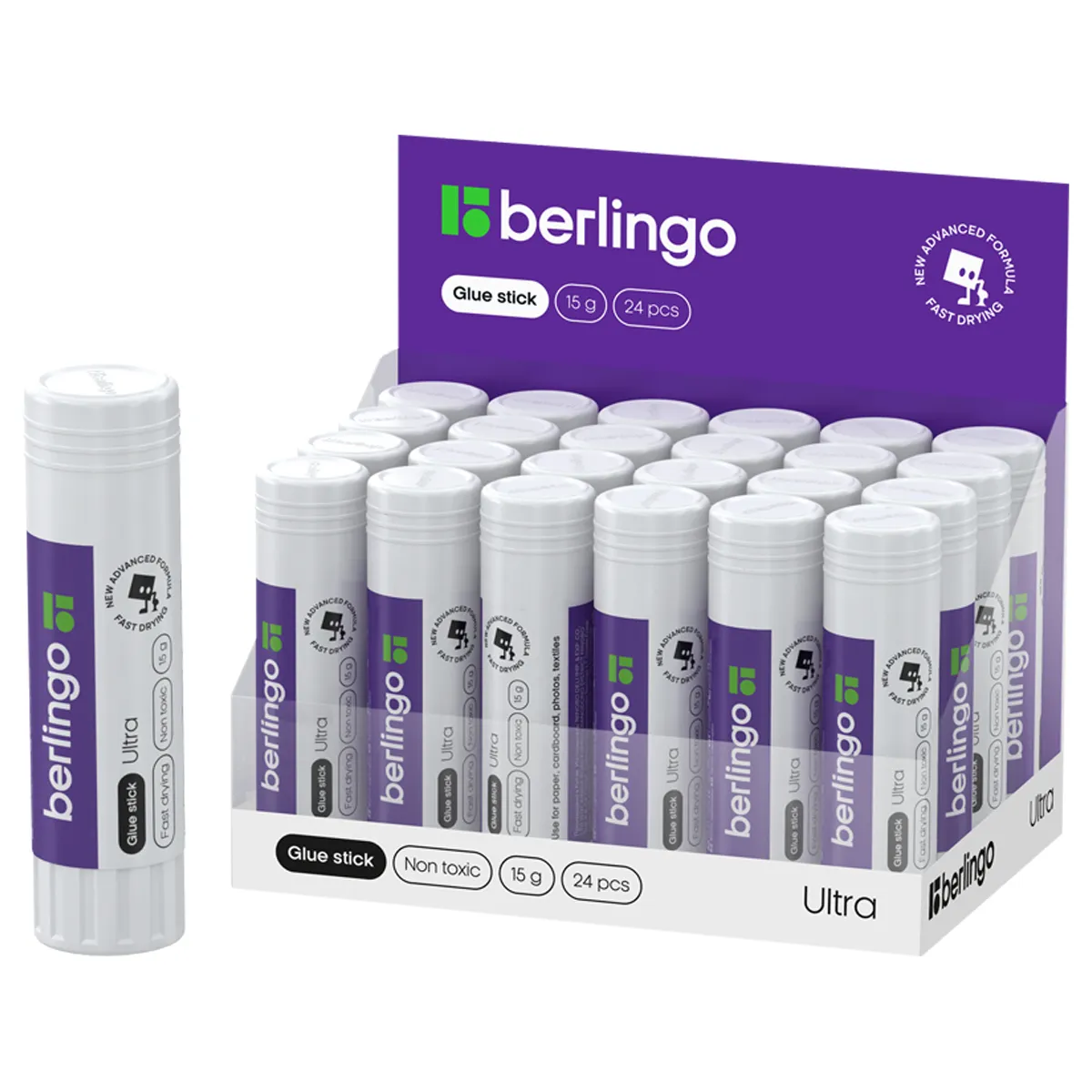 Клей-карандаш Berlingo "Ultra", 15г