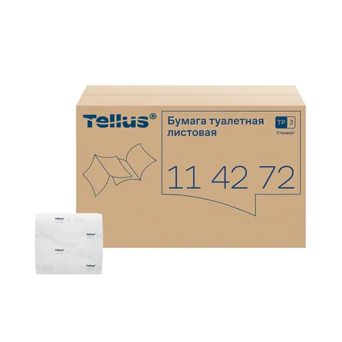 Бумага туалетная TORK (Система Т3) КОМПЛЕКТ 40 шт., Universal, листовая, 250 л., 11х23 см, 1-слойная