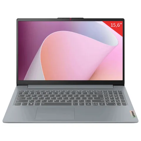 Ноутбук LENOVO IdeaPad Slim 3 15AMN8 15.6", Ryzen 5 7520U, 16 Гб, SSD 512 Гб, No OS, серый, 82XQ00N7