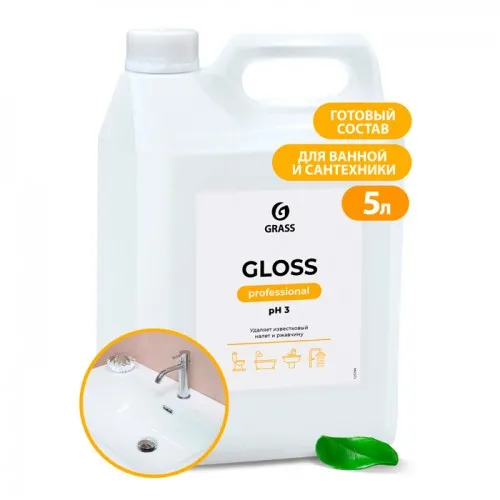 Чистящее средство для сан.узлов "Gloss Professional" (канистра 5,3кг)