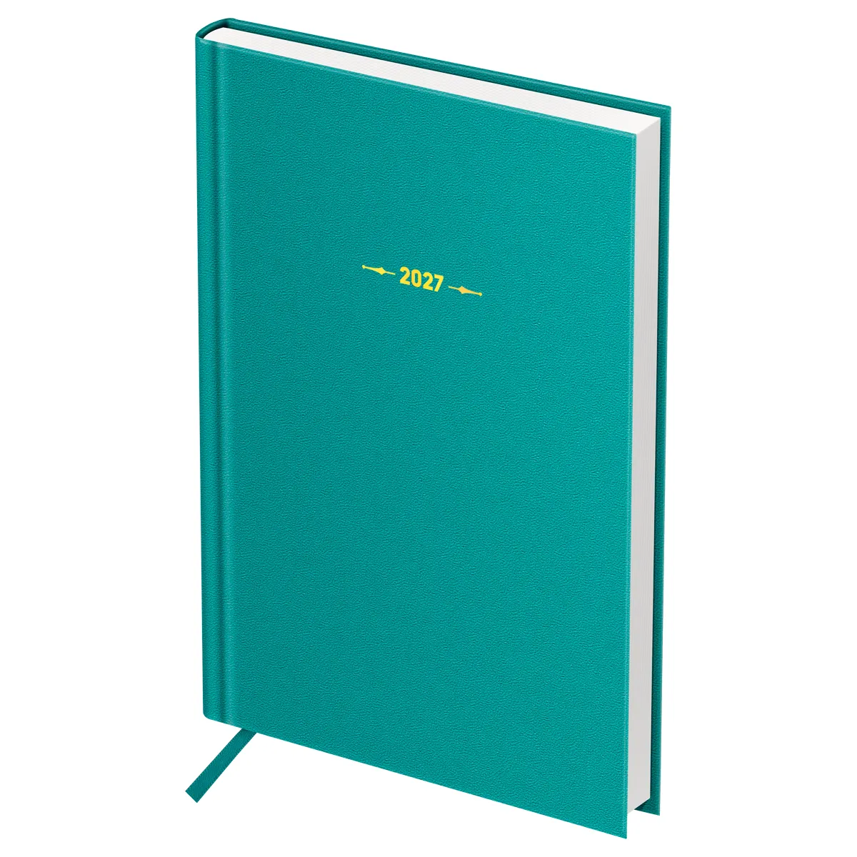 Ежедневник датированный 2027г., А5, 176л., BG "Ariane. Teal", бирюзовый, твердый переплет, балакрон