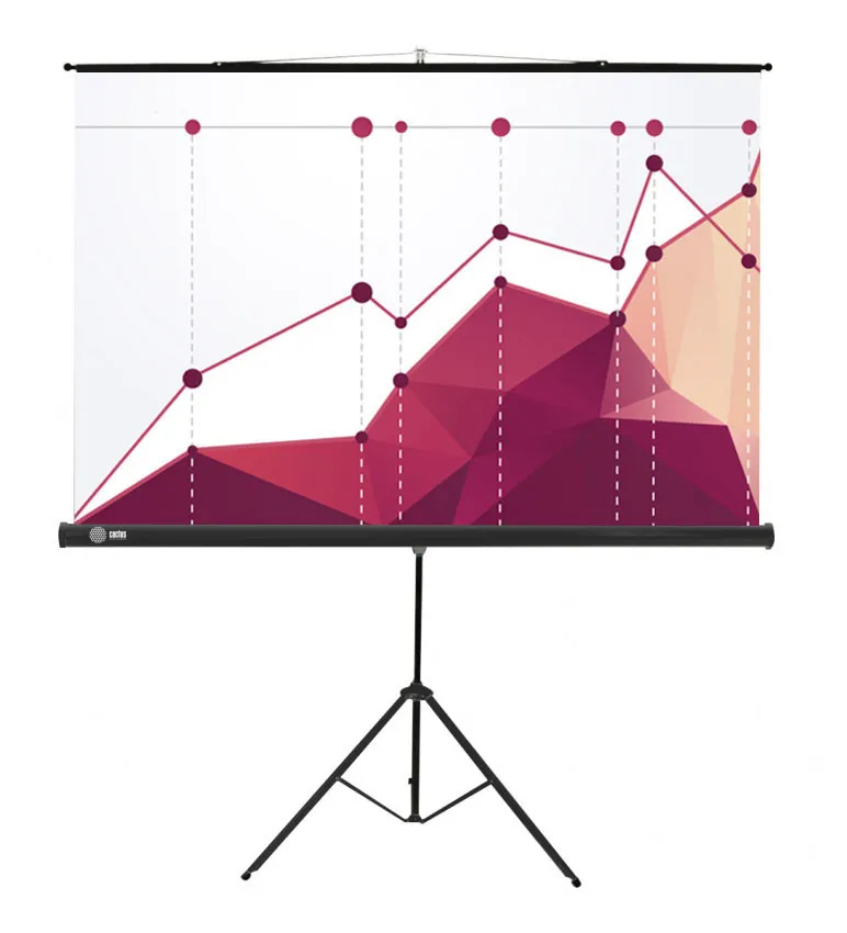 Экран Cactus Triscreen CS-PST-180x180, 180x180см, 1:1, напольный, черный