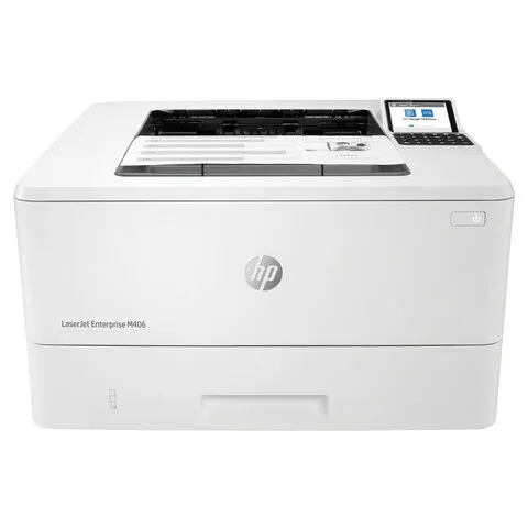 Принтер лазерный HP LaserJet Enterprise M406dn А4, 38 стр./мин, 100 000 стр./мес., ДУПЛЕКС, сетевая