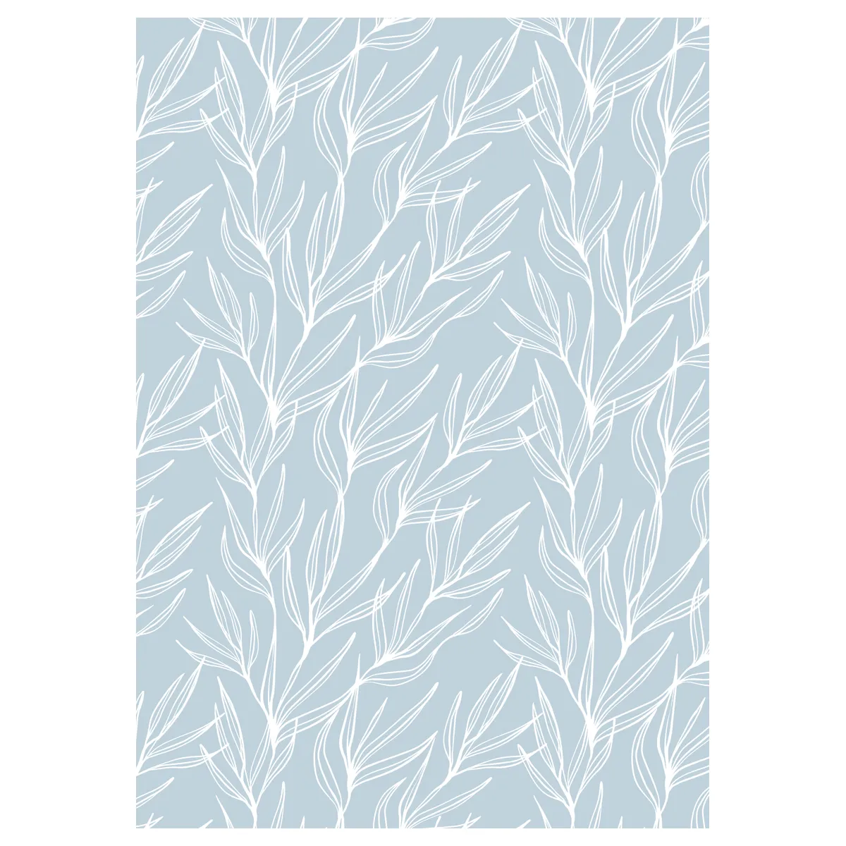 Упаковочная бумага глянц. 70*100см, MESHU "Flowers", 80г/м2