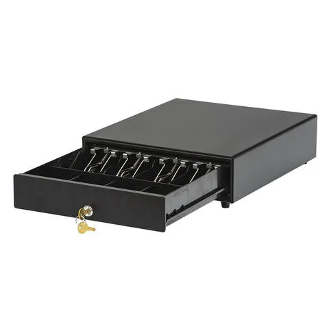 Ящик денежный электромеханический АТОЛ CD-330-B (ККМ Атол), 330х380х90 мм, черный, 38709