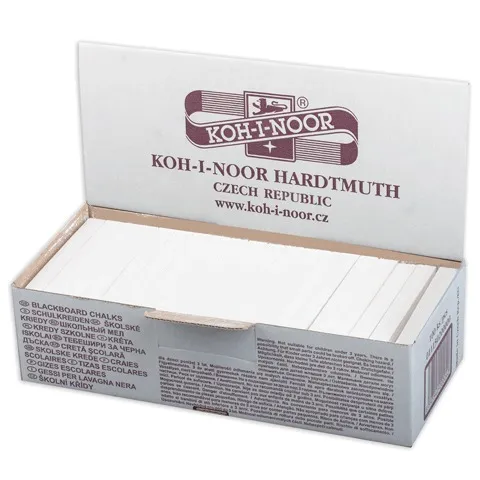 Мел белый KOH-I-NOOR (Чехия), 1шт., квадратный, 11150200000