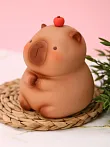 Копилка "Capybara with apple", 15 см