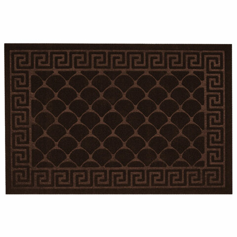 Коврик придверный 40х60см ВЕНГЕ грязезащитный 430гр/м2, фактурный рисунок ЧЕШУЙКИ, ЛЮ, 701059