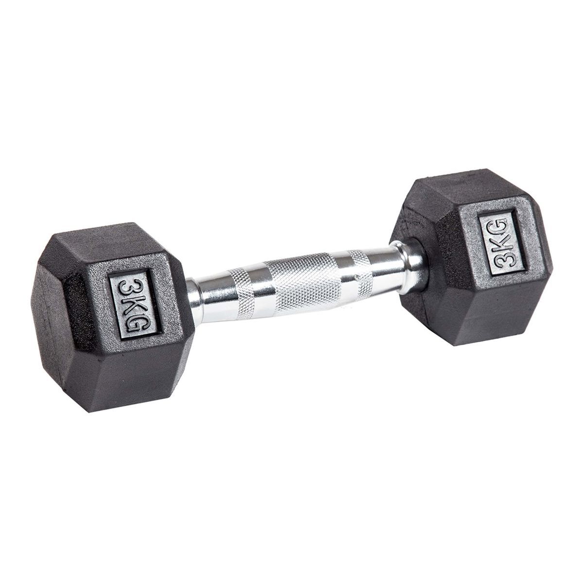 Гантель гексагональная обрезиненная ZSO, 3 кг