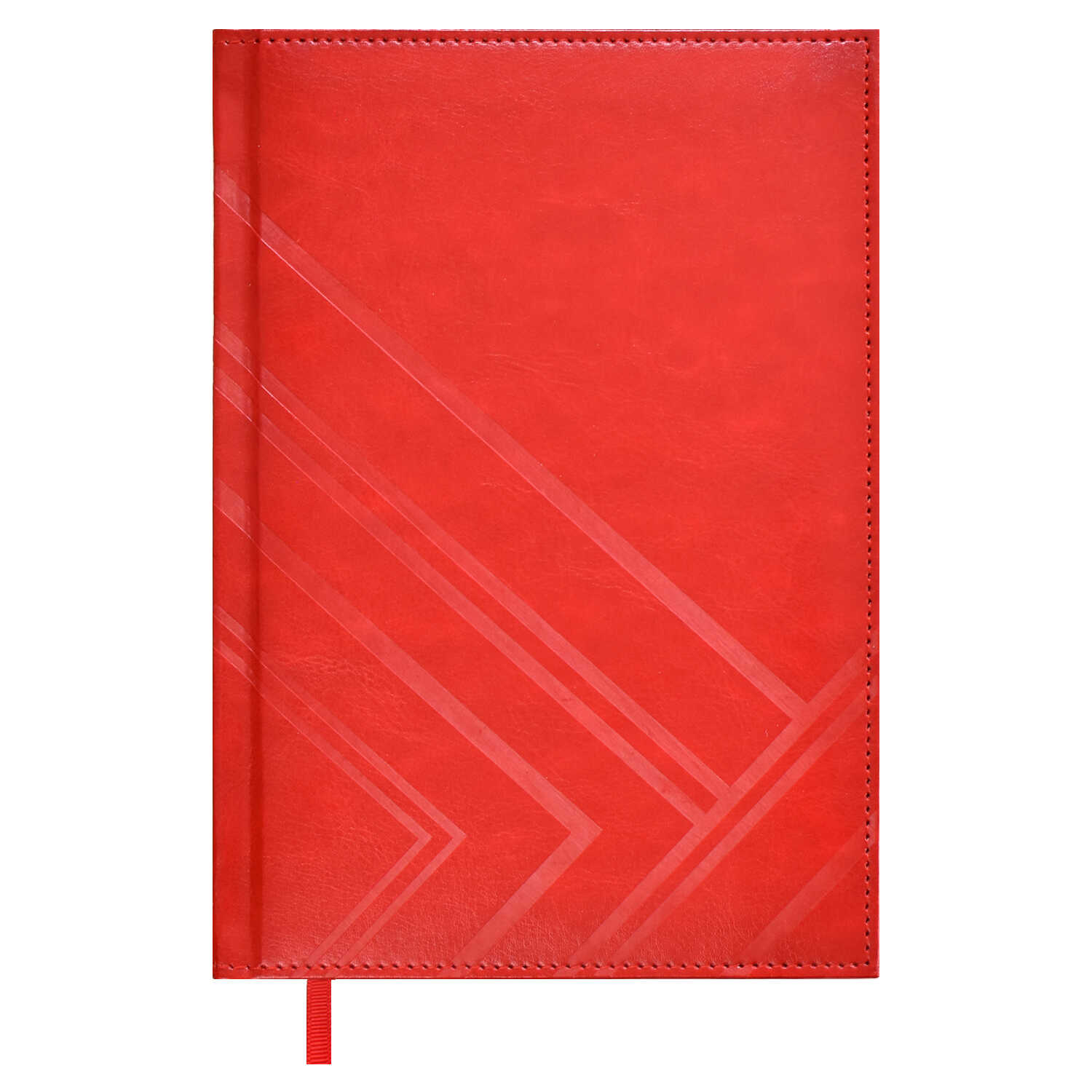Ежедневник недатированный, А5 160 л., Escalada #ИЛОН МАСК Линии Красный