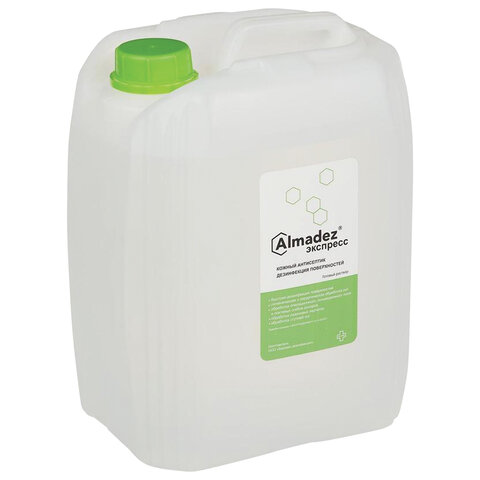Антисептик кожный дезинфицирующий спиртосодержащий (63%) 5 л АЛМАДЕЗ-ЭКСПРЕСС, готовый раствор, АЭ-5