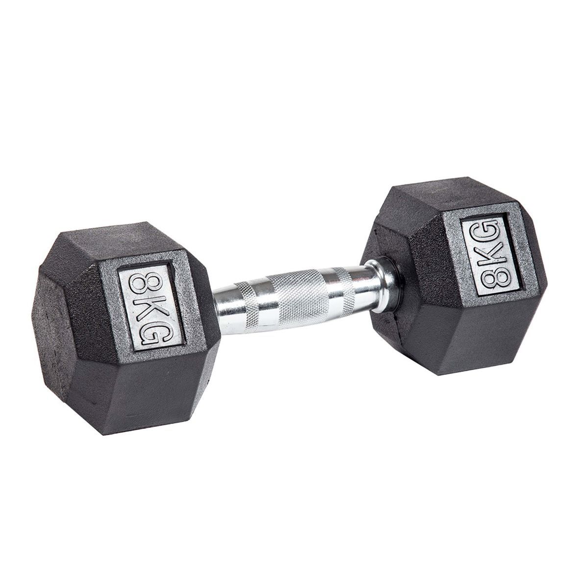 Гантель гексагональная обрезиненная ZSO, 8 кг