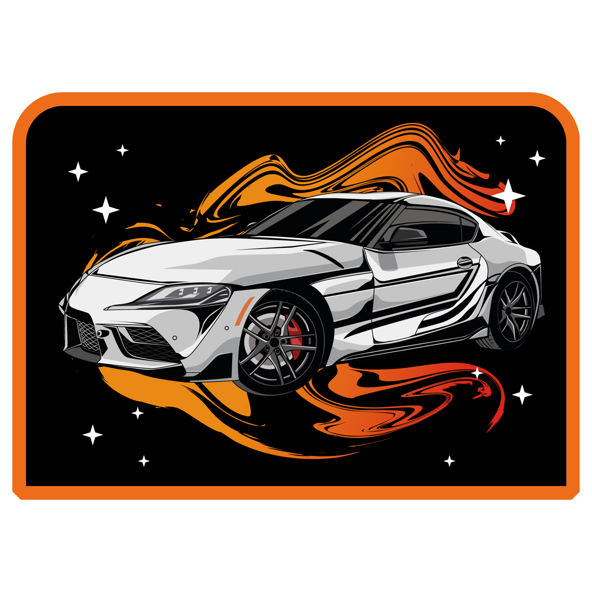 Папка для тетрадей 1 отделение, ArtSpace "Sports coupe", А5, пластик, на молнии