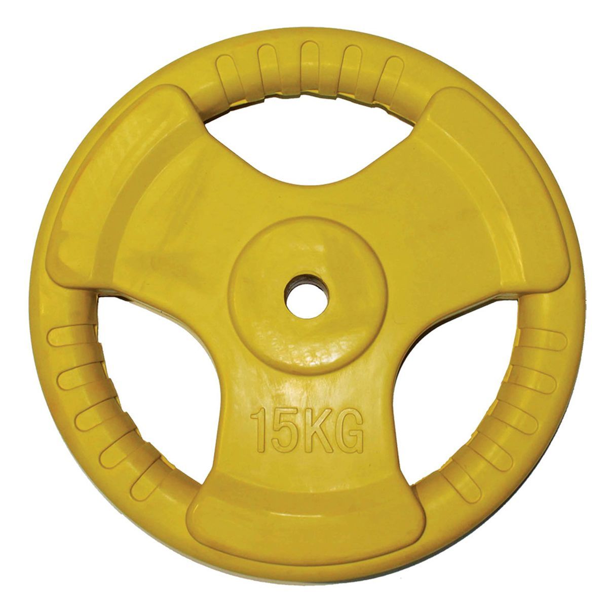 Диск обрезиненный ZSO цветной 3 HANDLE D-26, 15 кг