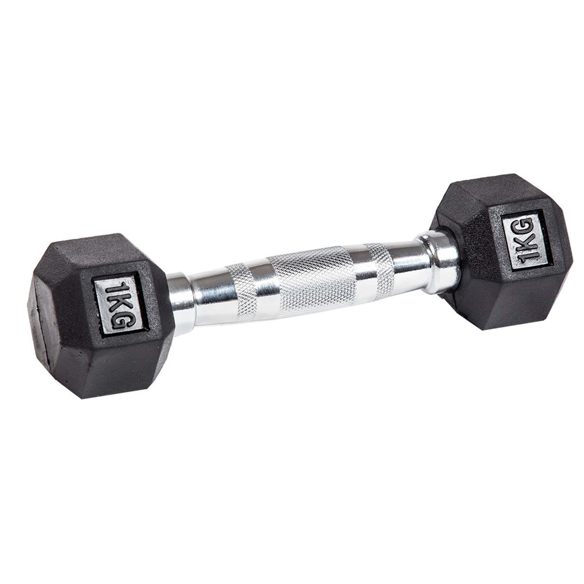 Гантель гексагональная обрезиненная ZSO, 1 кг