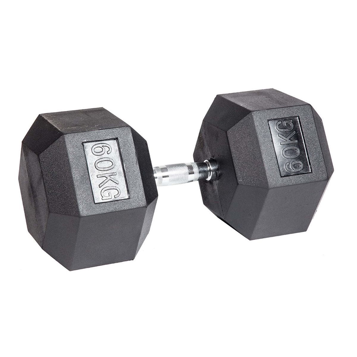 Гантель гексагональная обрезиненная ZSO, 60 кг