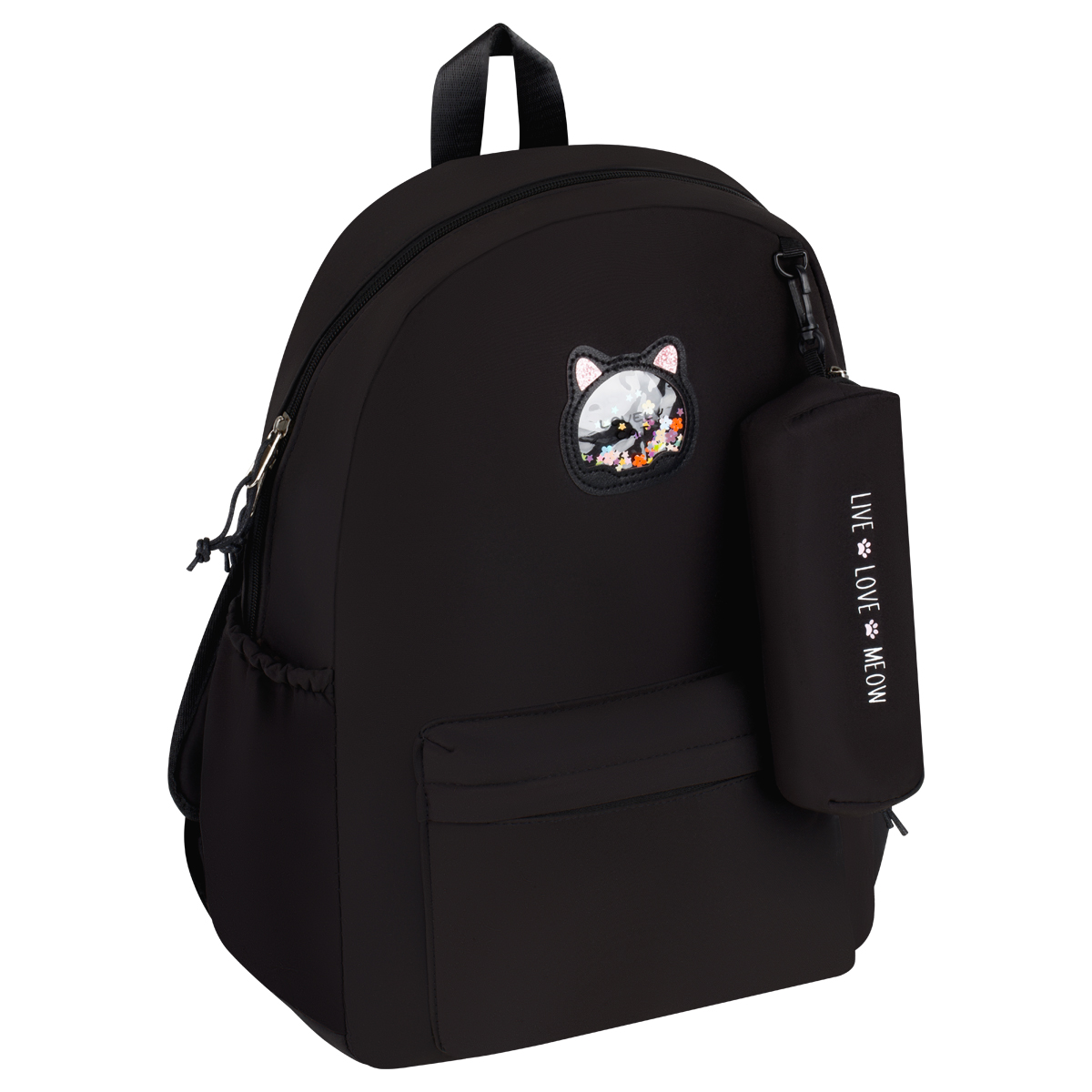 Рюкзак MESHU "Shiny", 43*30*13см, 1 отделение, 3 кармана, уплотненная спинка, в комплекте пенал 19,5