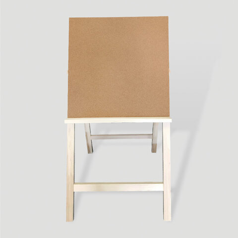 Мольберт напольный "Хлопушка", планшет 60x58 см, в собранном виде 58x120x5 см, BRAUBERG ART DEBUT, 1