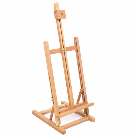 Мольберт настольный BRAUBERG ART "CLASSIC", бук, 28х96х32 см, высота холста 53 см, 190656