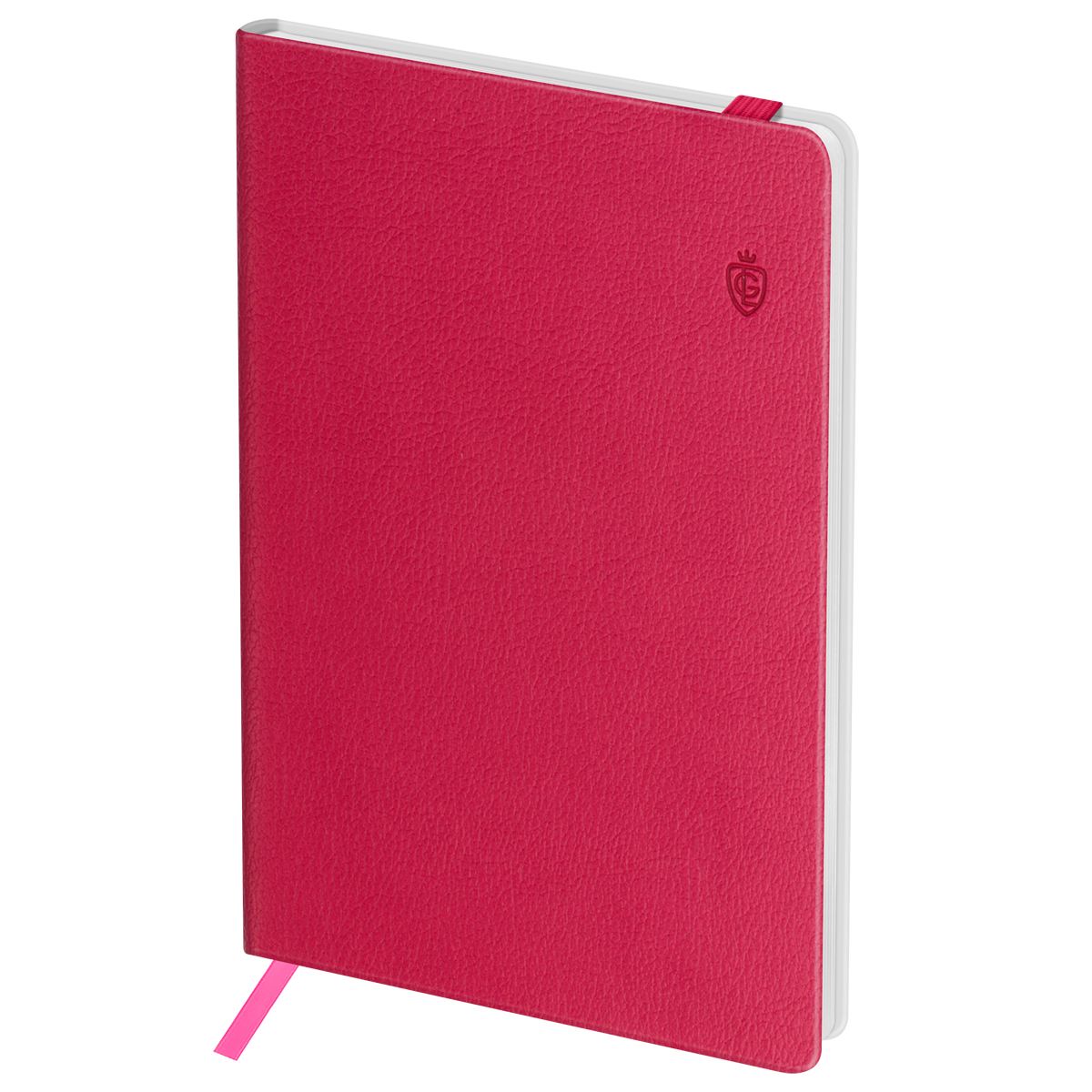 Записная книжка А6 80л. ЛАЙТ, кожзам, Greenwich Line "Classic. Berry", с резинкой, фактурное тиснени