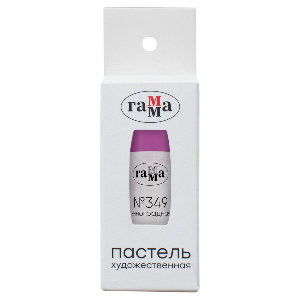 Пастель художественная Гамма, виноградная № 349, штучная, картон.упак.