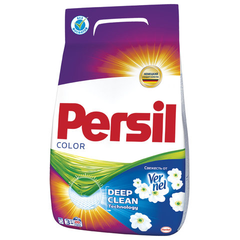Стиральный порошок автомат 3 кг PERSIL (Персил) Color, "Свежесть от Vernel", 2466247