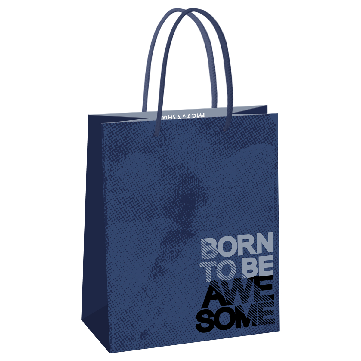 Пакет подарочный 18*23*10см MESHU "Awesome", глянцевая ламинация