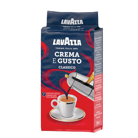 Кофе молотый LAVAZZA "Crema E Gusto", 250 г, вакуумная упаковка, 3876