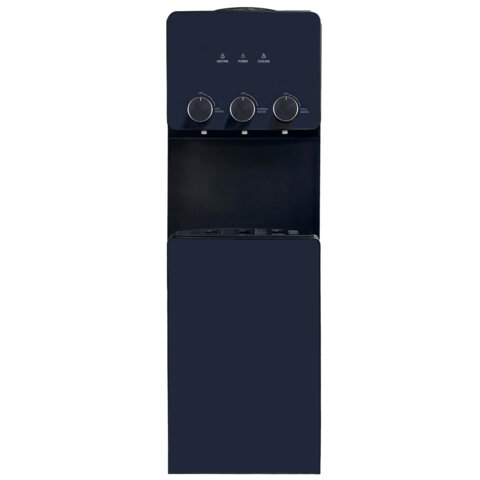 Кулер для воды SONNEN FSE-03RTi, напольный, НАГРЕВ/ОХЛАЖДЕНИЕ ЭЛЕКТРОННОЕ, шкафчик, 3 крана, титанов