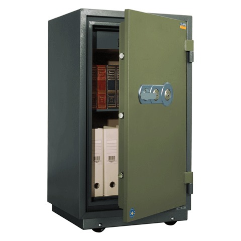 Сейф огнестойкий VALBERG "FRS-99T KL", 991х565х451 мм, 145 кг, 2 ключевых замка, трейзер, крепление